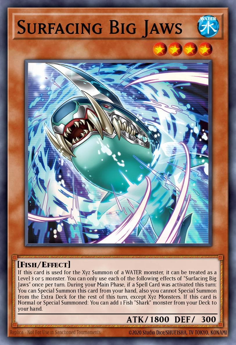Surfacing Big Jaws Rage of the Abyss card