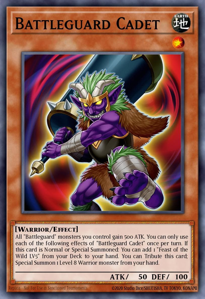 Battleguard Cadet Dimension Force card