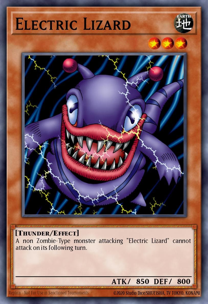 Electric Lizard Metal Raiders card