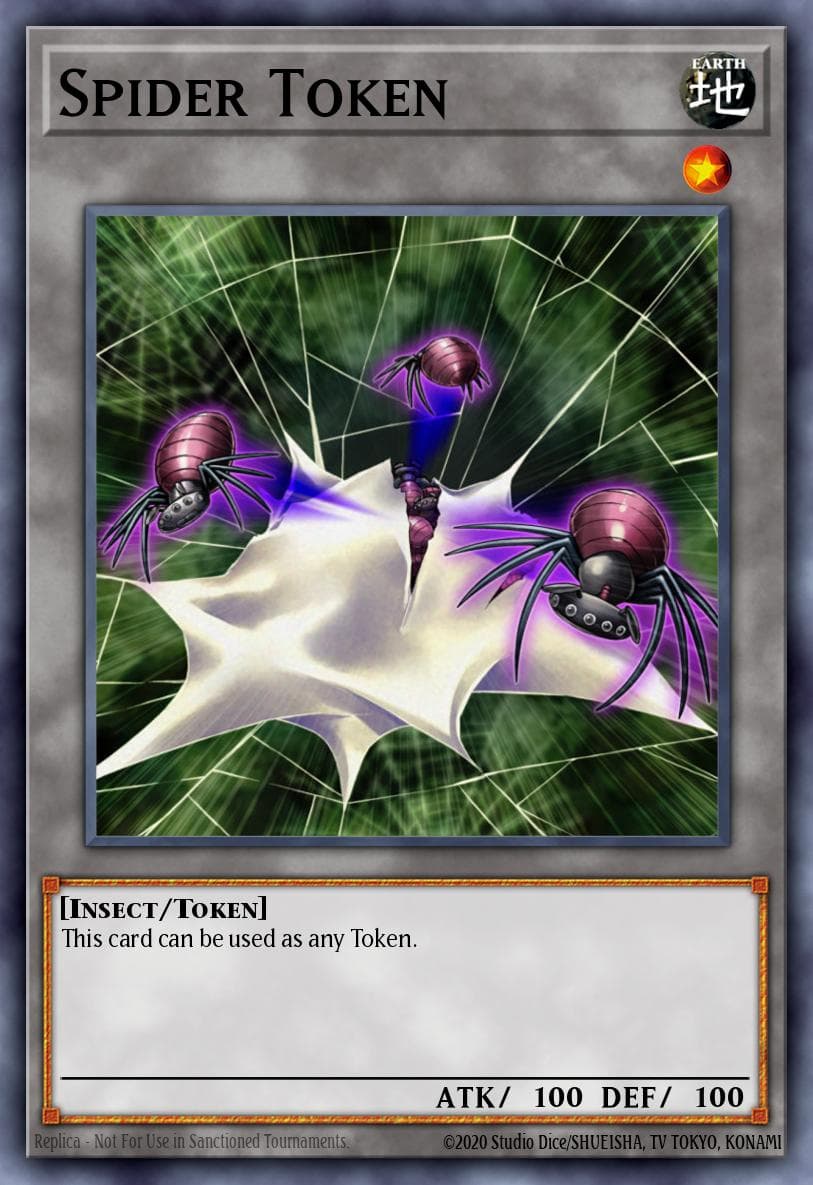 Spider Token 游戏王 card