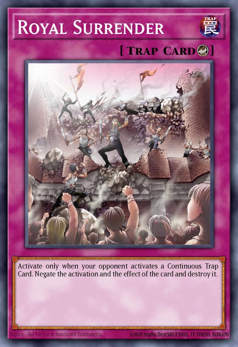 Royal Surrender Dark Revelation Volume 3 card