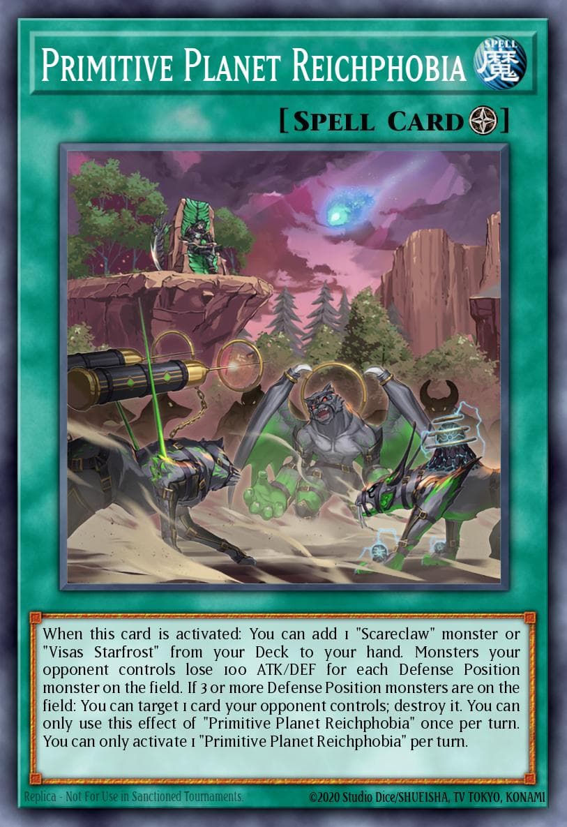 Primitive Planet Reichphobia Dimension Force card