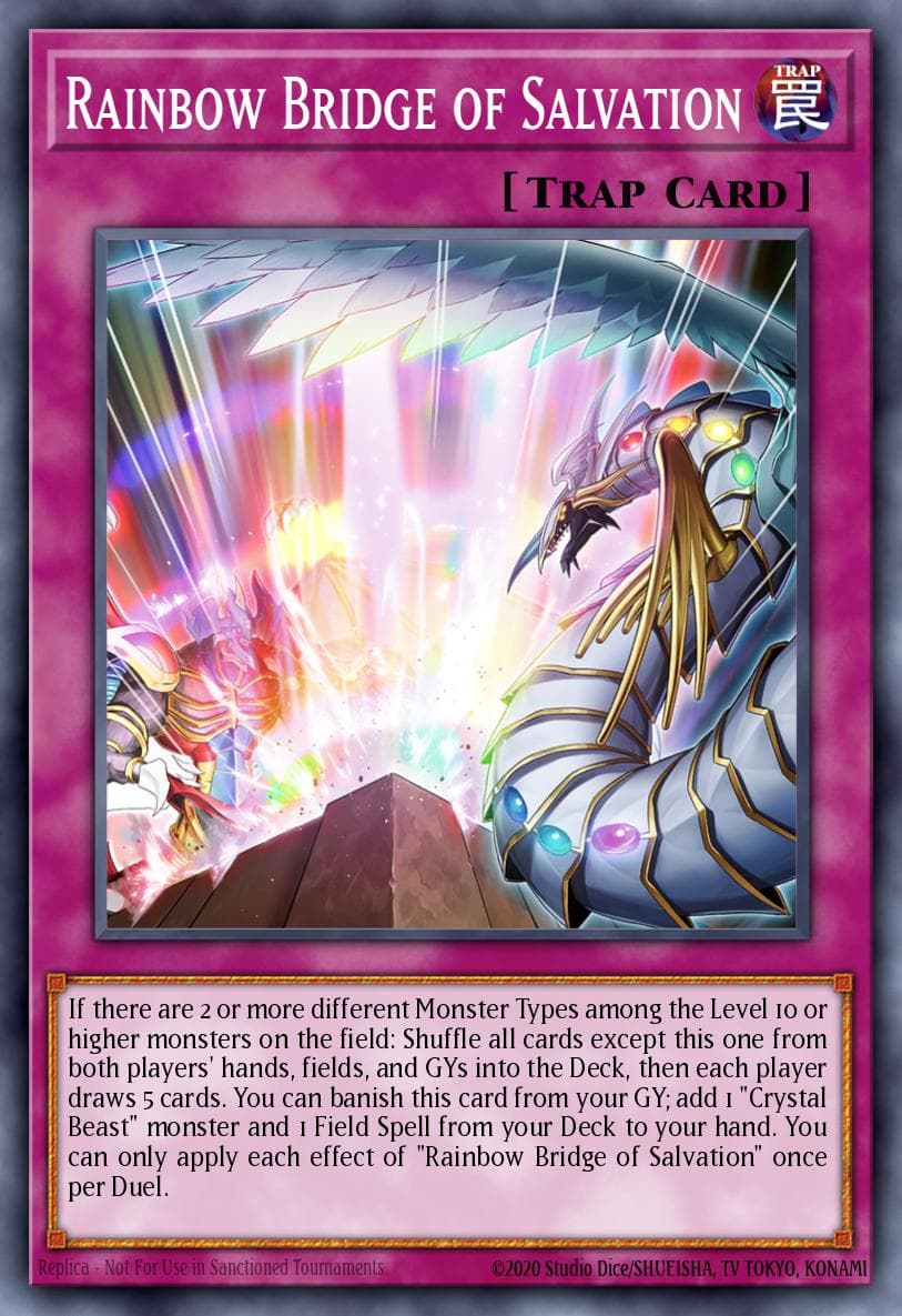 Rainbow Bridge of Salvation 2022 Tin of the Pharaoh's Gods card