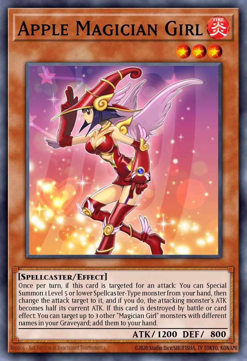 Apple Magician Girl Yu-Gi-Oh! The Dark Side of Dimensions Movie Pack: Gold Edition card