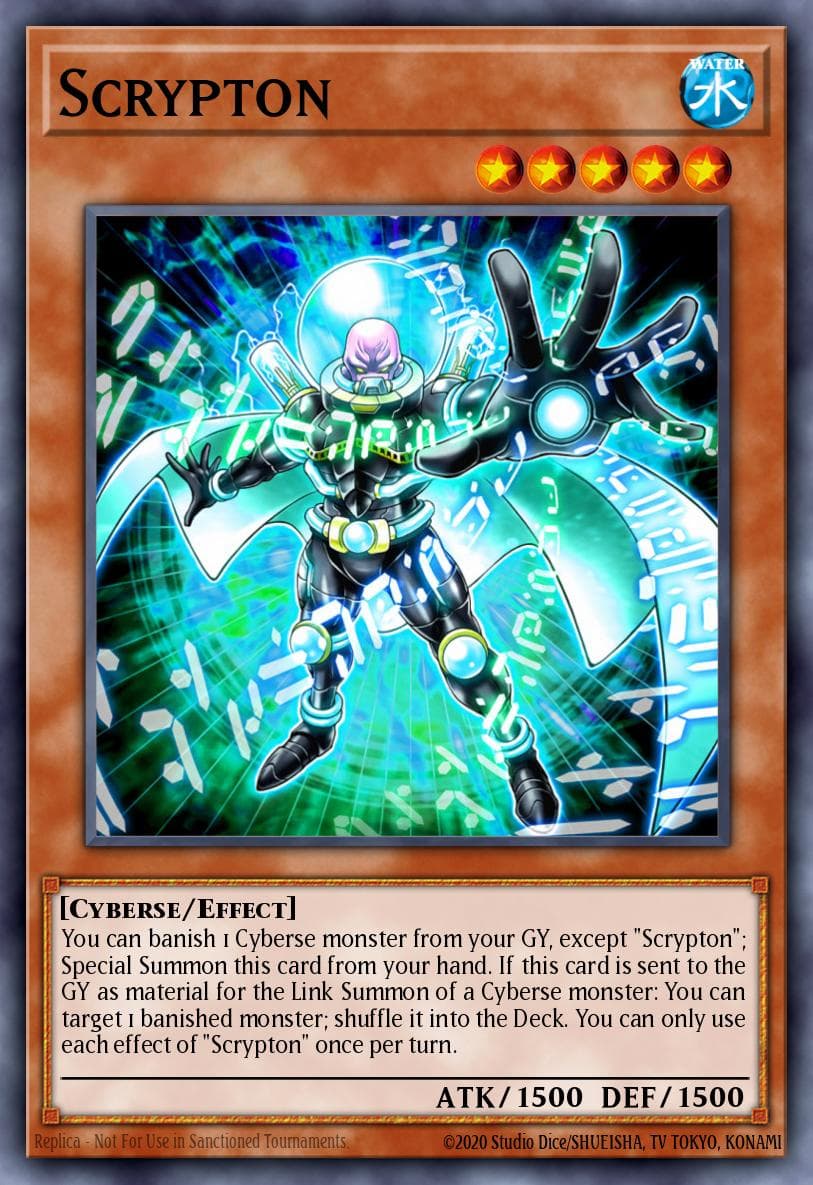 Scrypton Eternity Code Premiere! promotional card card