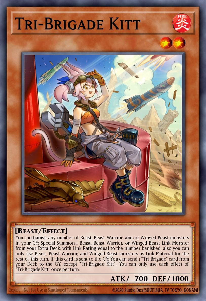 Tri-Brigade Kitt 2022 Tin of the Pharaoh's Gods card