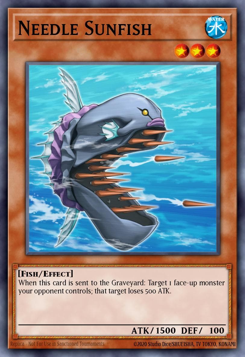 Needle Sunfish Star Pack 2013 card