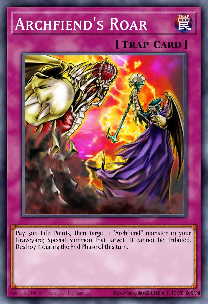 Archfiend's Roar Dark Revelation Volume 1 card