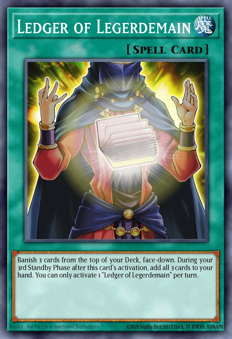 Ledger of Legerdemain Speed Duel: Streets of Battle City card