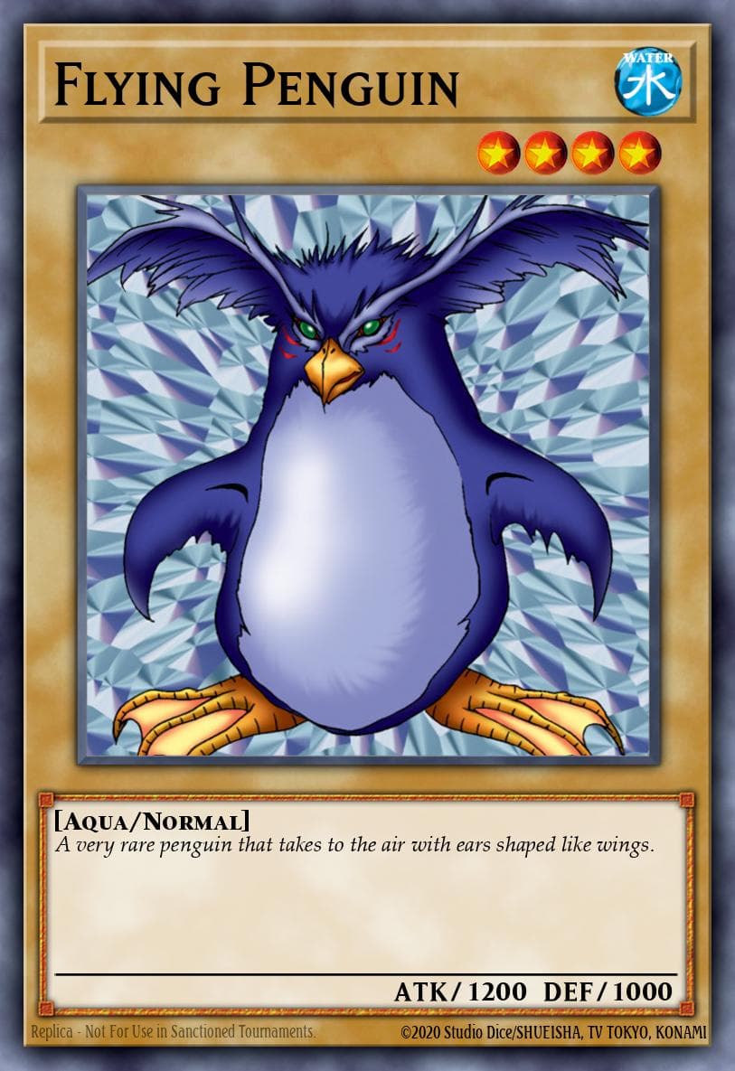 Flying Penguin McDonald's Promotional Cards card