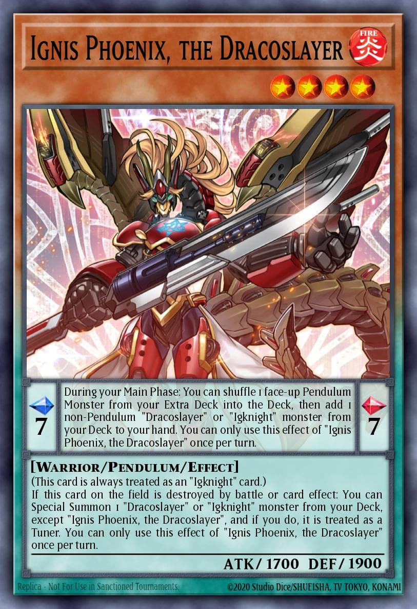 Ignis Phoenix, the Dracoslayer 25th Anniversary Tin: Dueling Heroes Mega Pack card