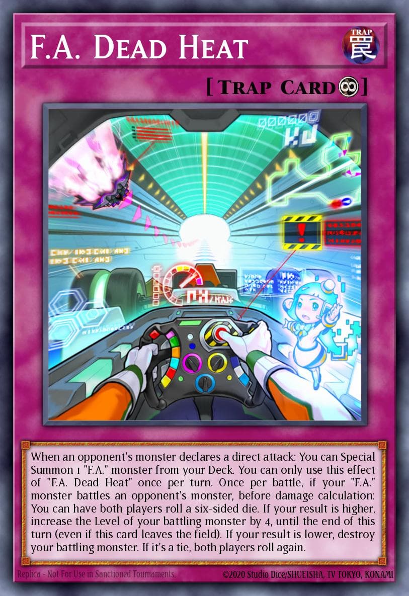 F.A. Dead Heat Flames of Destruction Special Edition card