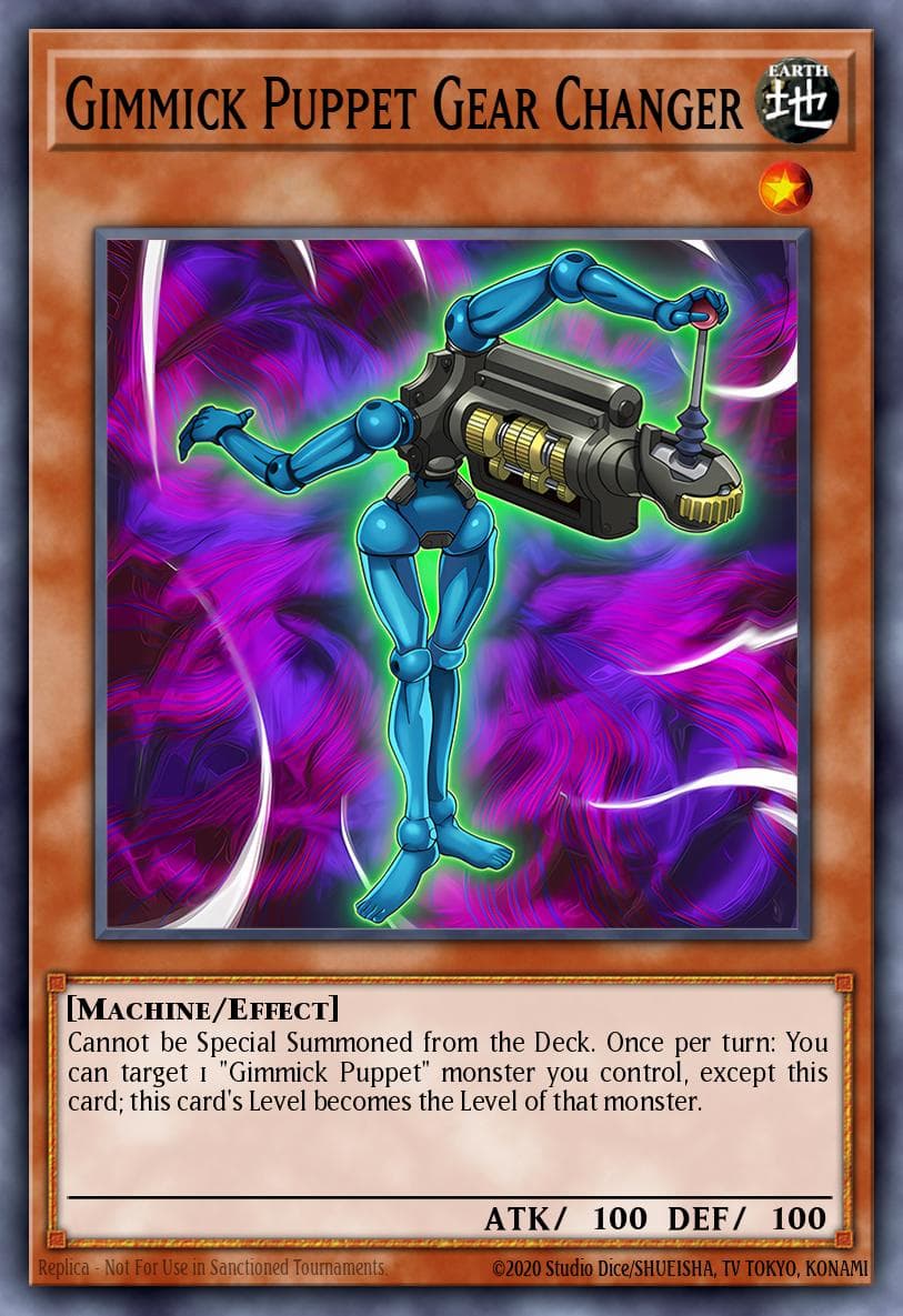 Gimmick Puppet Gear Changer Number Hunters card
