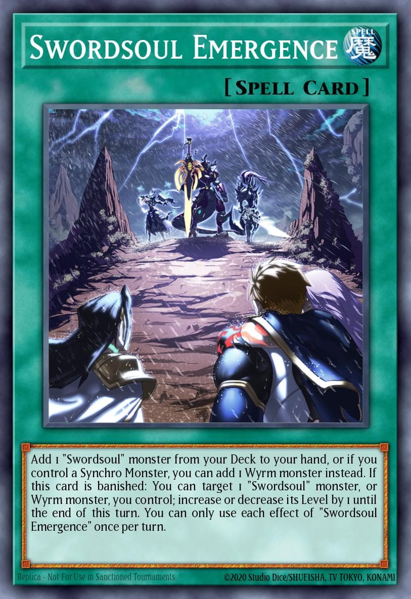 Swordsoul Emergence Burst of Destiny card