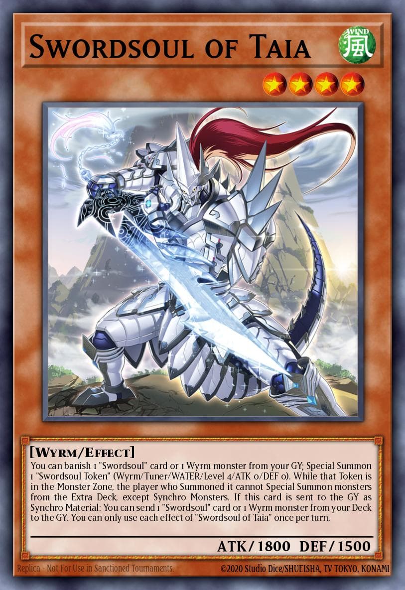 Swordsoul of Taia Burst of Destiny card