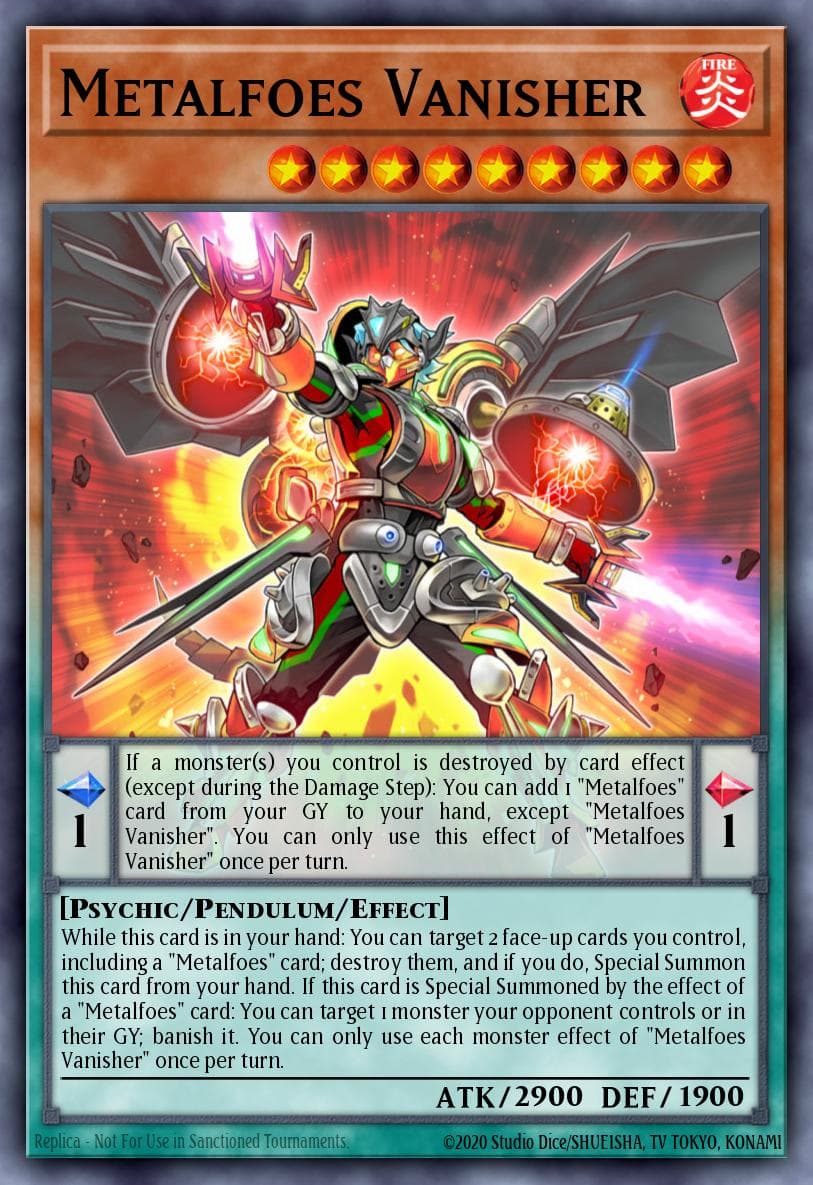 Metalfoes Vanisher 2022 Tin of the Pharaoh's Gods card