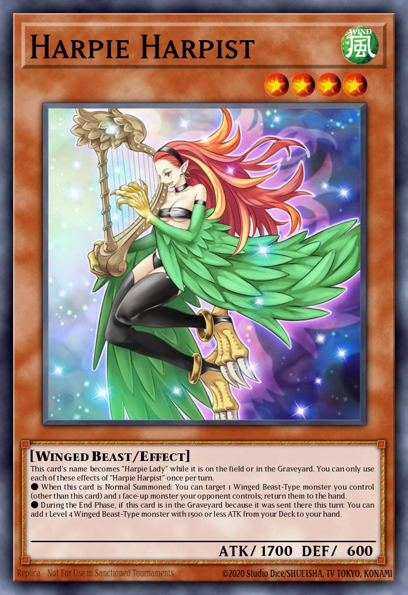 Harpie Harpist Legendary Duelists: Season 2 card