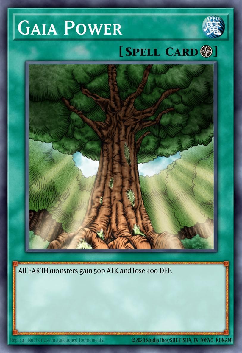 Gaia Power Spell Ruler card