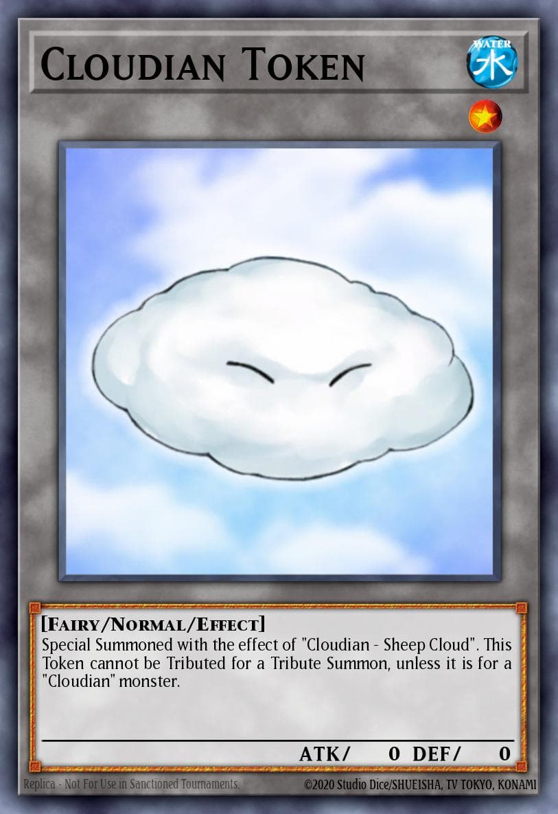 Cloudian Token 游戏王 card