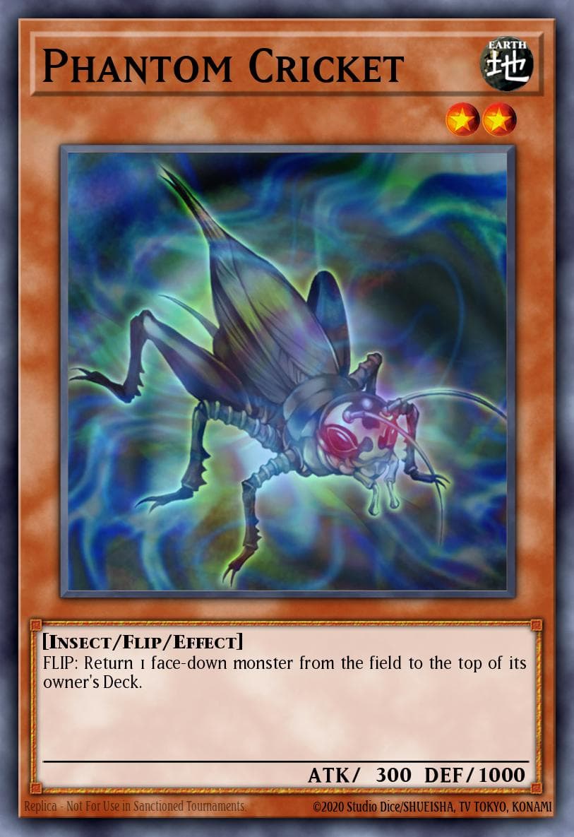 Phantom Cricket 游戏王 card