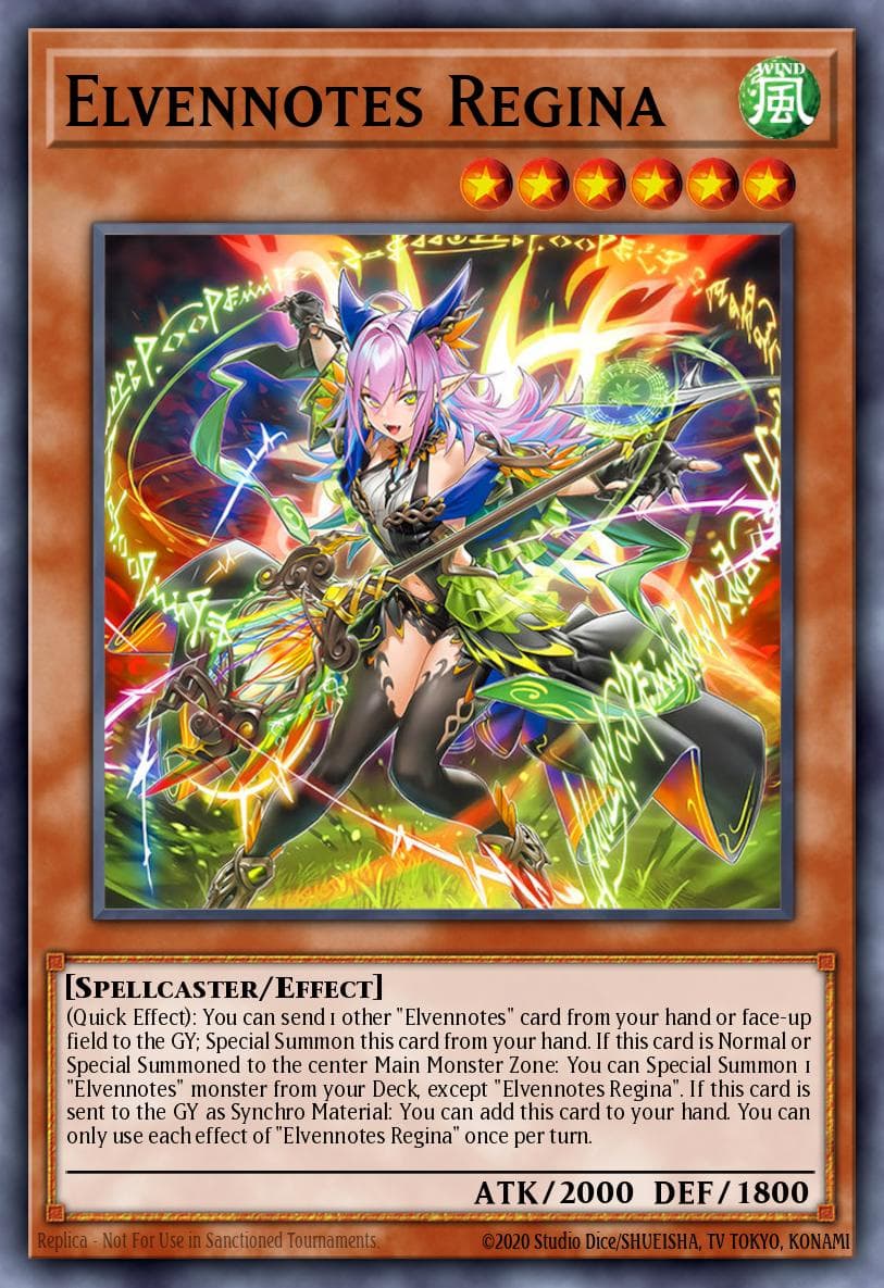 Elfnote Regina Blazing Dominion card
