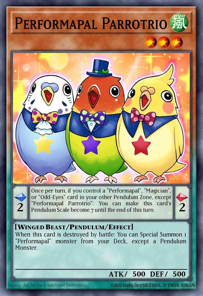 Performapal Parrotrio Starter Deck: Yuya card