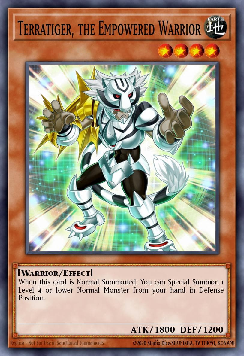 Terratiger, the Empowered Warrior Super Starter: Space-Time Showdown card