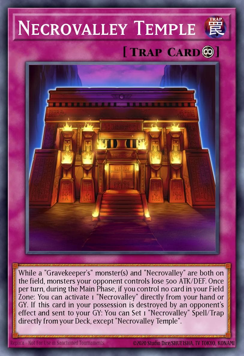 Necrovalley Temple 2019 Gold Sarcophagus Tin Mega Pack card