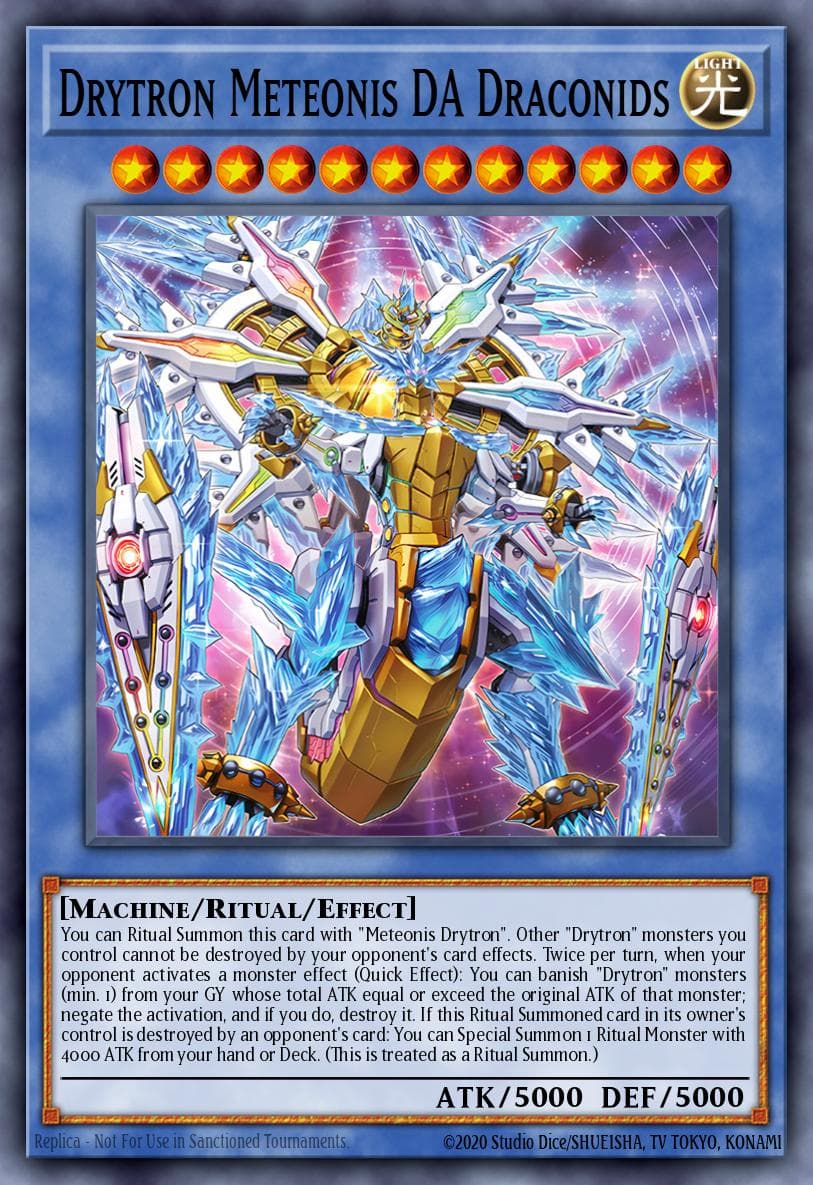 Drytron Meteonis DA Draconids The Infinite Forbidden card