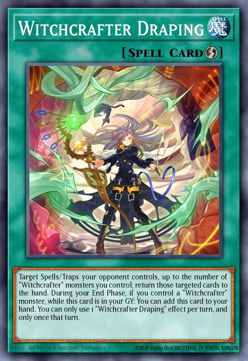 Witchcrafter Draping The Infinity Chasers card