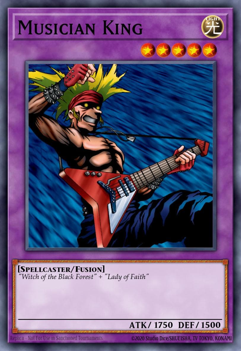 Musician King Metal Raiders card