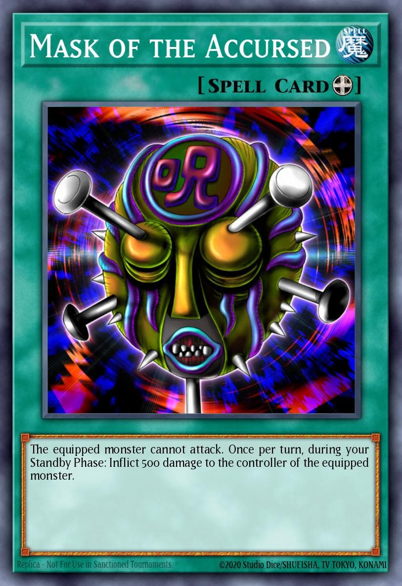 Mask of the Accursed Labyrinth of Nightmare card