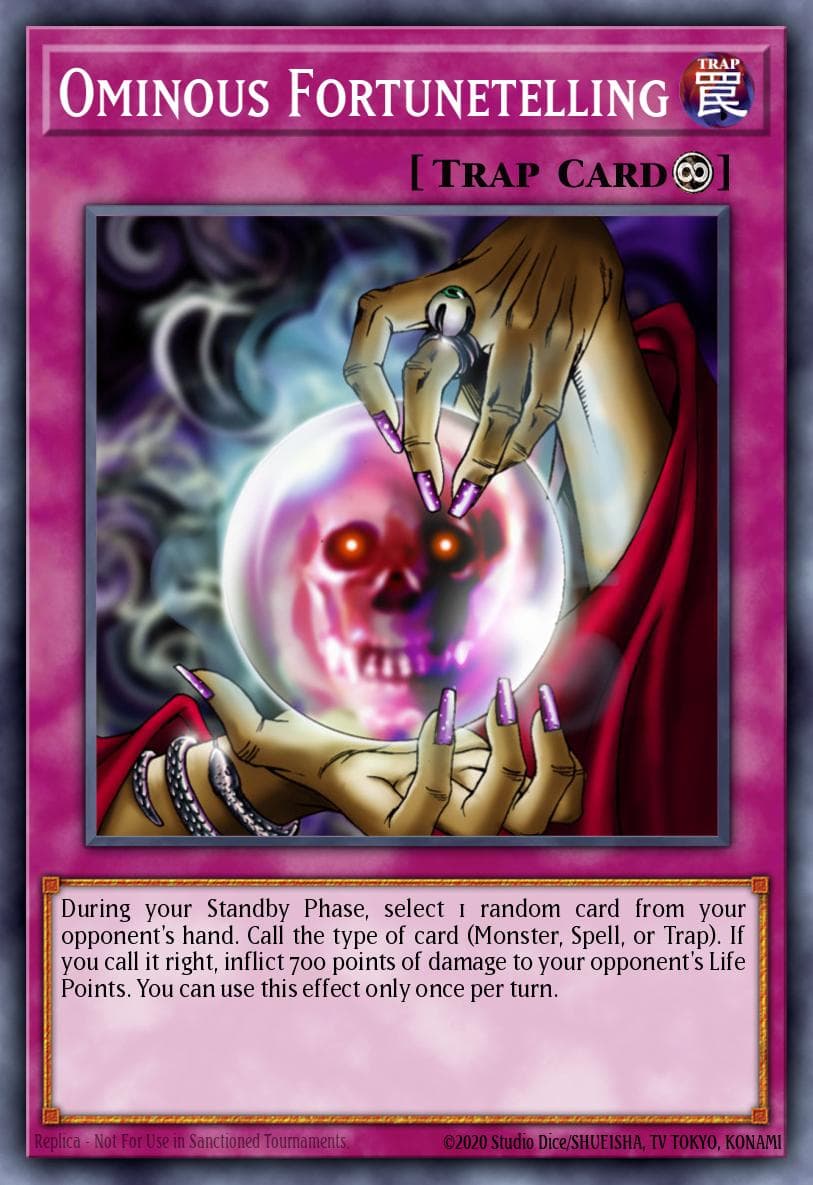 Ominous Fortunetelling Dark Beginning 2 card