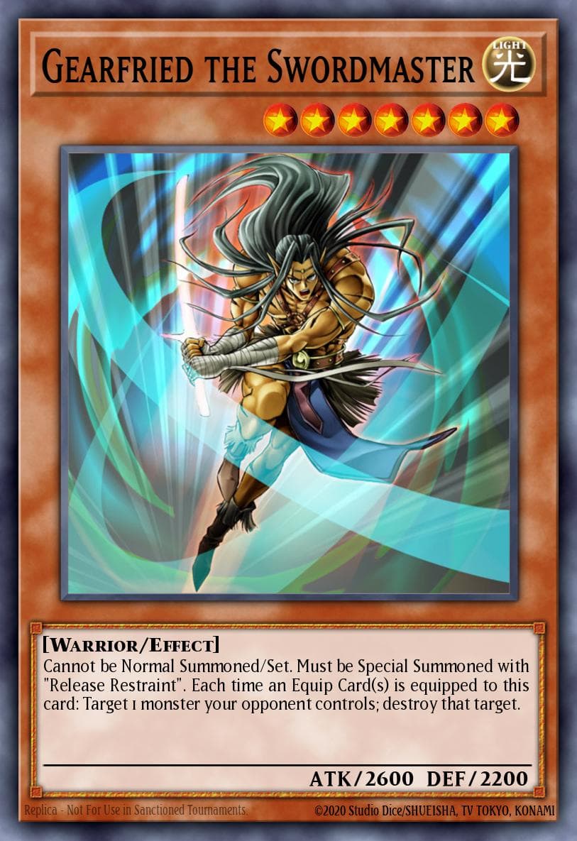 Gearfried the Swordmaster Dark Revelation Volume 3 card