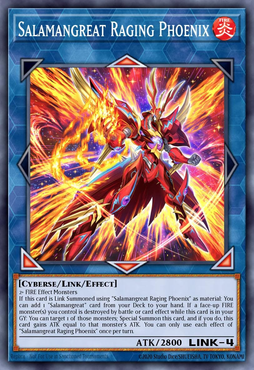 Salamangreat Raging Phoenix Legendary Duelists: Soulburning Volcano card