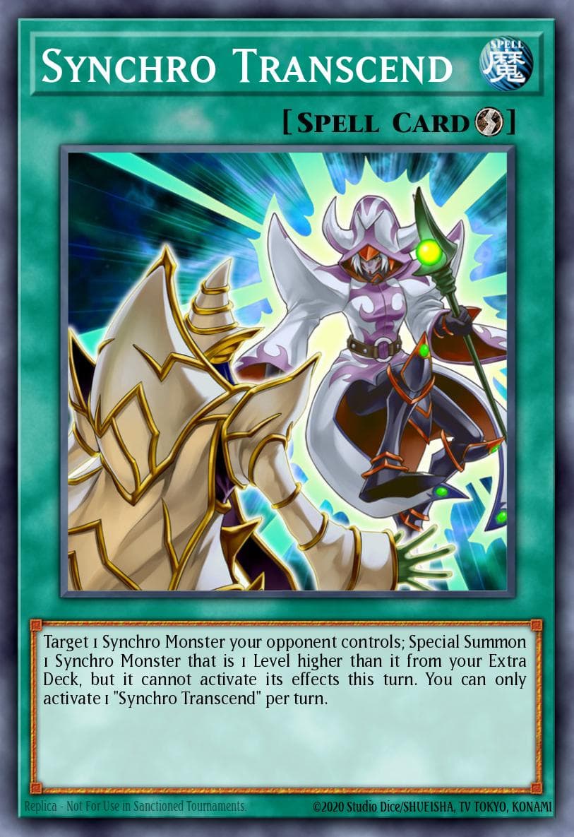Synchro Transcend Duel Overload card