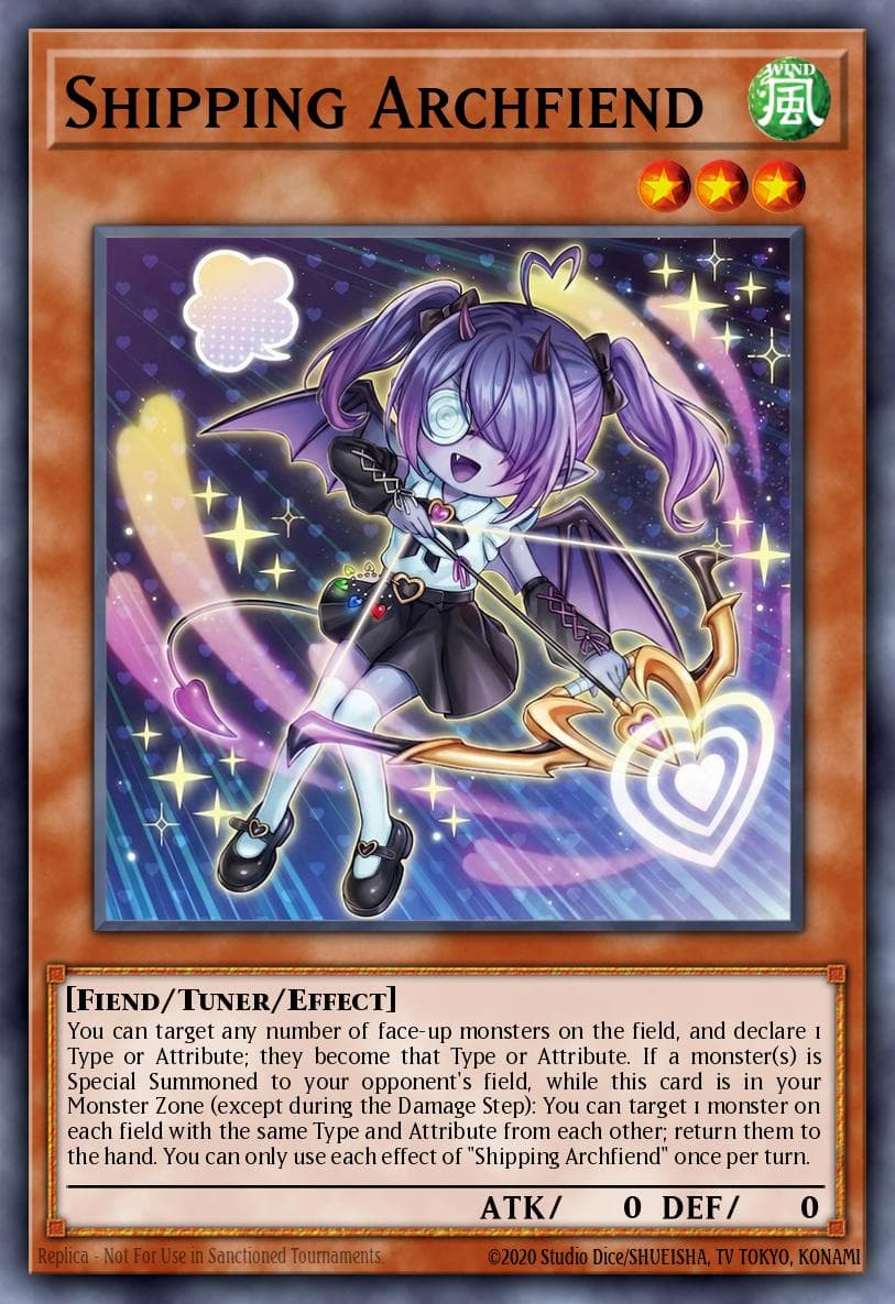 Shipping Archfiend Burst Protocol card