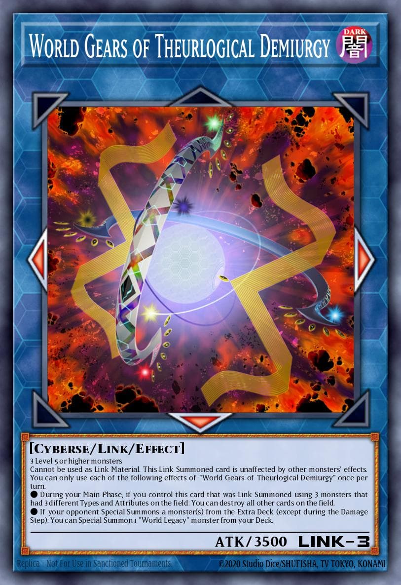 World Gears of Theurlogical Demiurgy Dark Neostorm Special Edition card