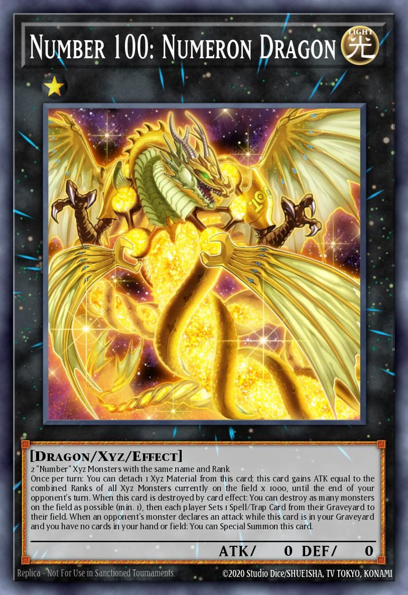 Number 100: Numeron Dragon Dragons of Legend: The Complete Series card