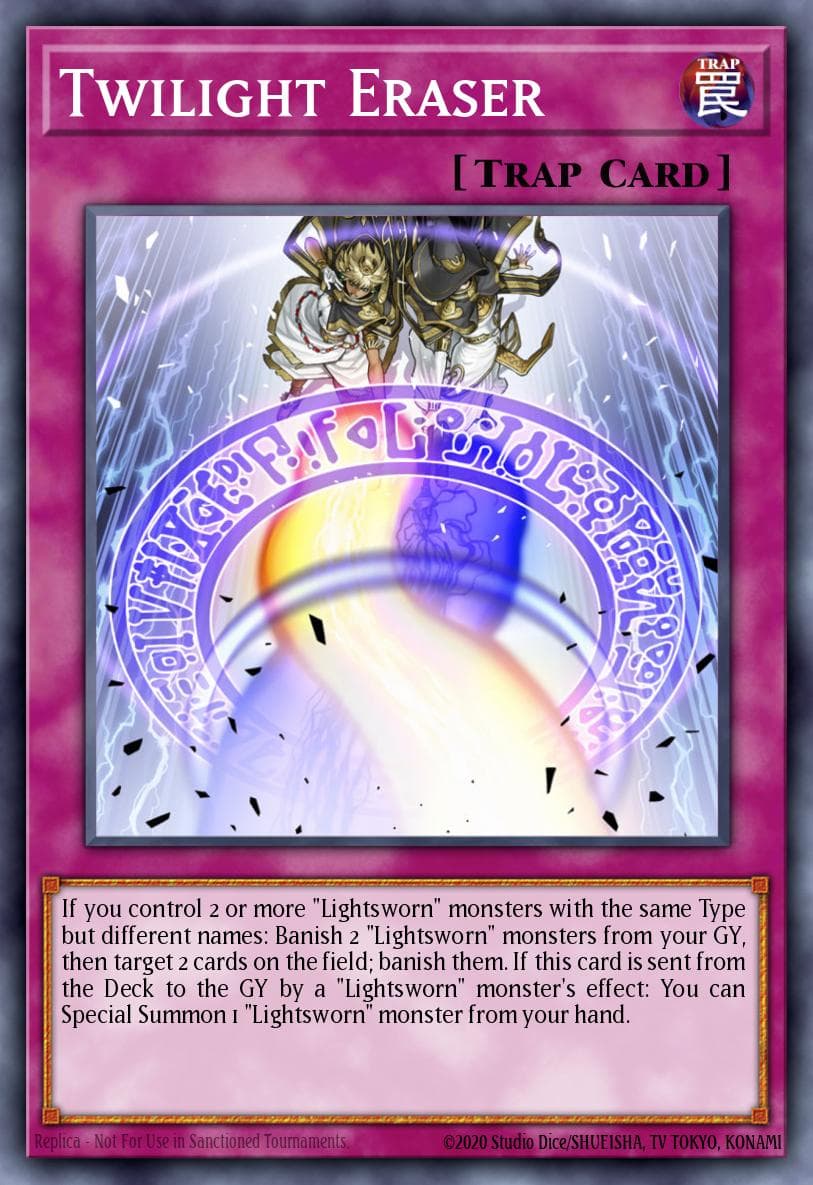 Twilight Eraser Code of the Duelist Special Edition card