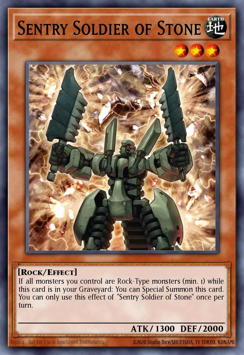 Sentry Soldier of Stone Yu-Gi-Oh! The Dark Side of Dimensions Movie Pack: Gold Edition card