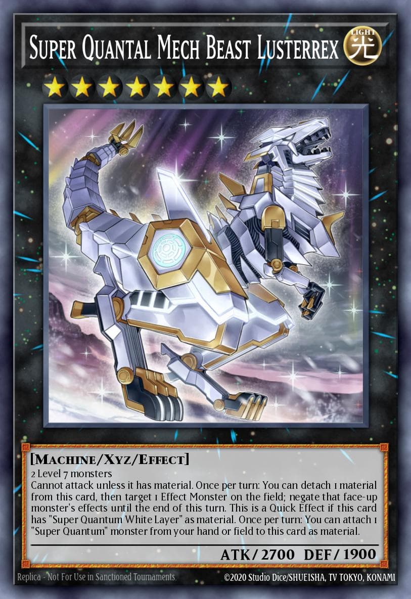 Super Quantal Mech Beast Lusterrex Dark Neostorm Special Edition card