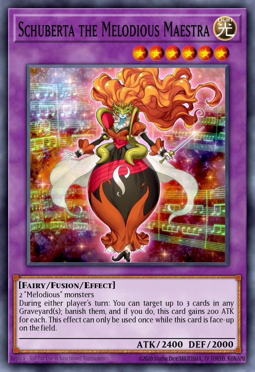 Schuberta the Melodious Maestra Crossed Souls: Advance Edition card
