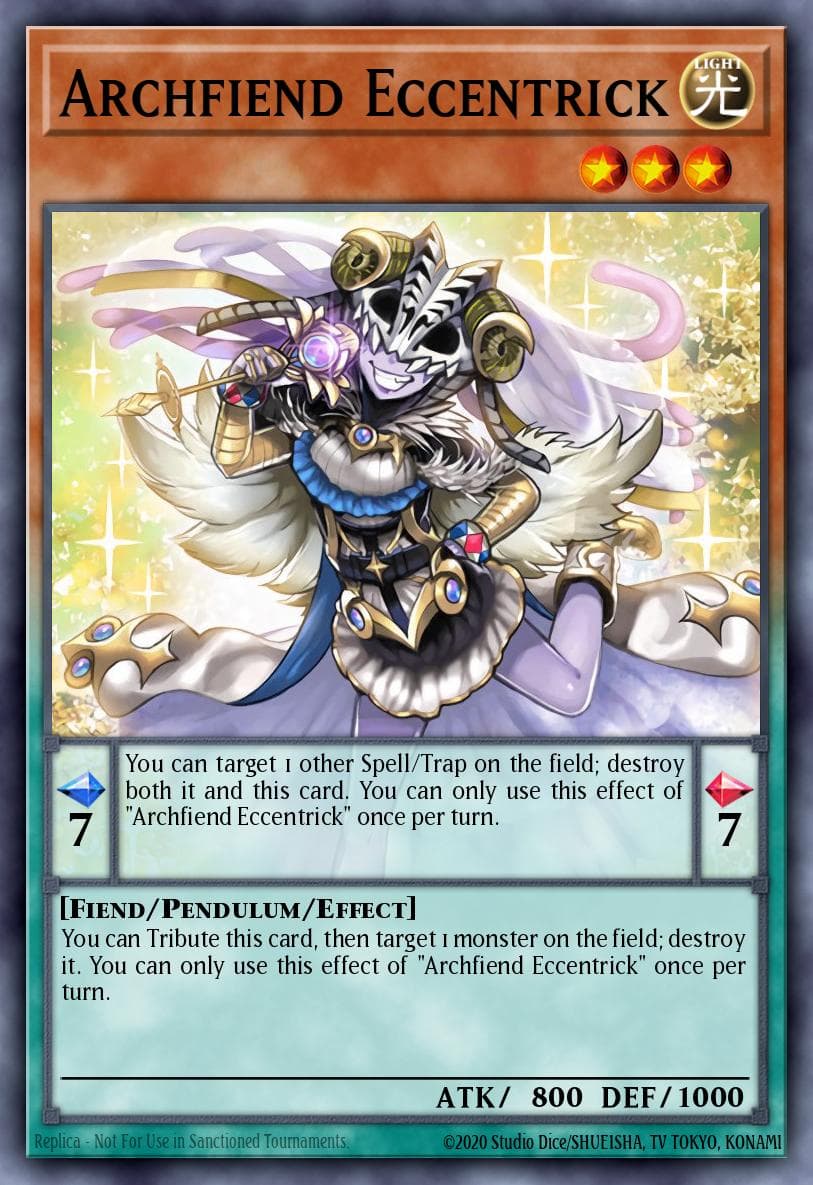 Archfiend Eccentrick Clash of Rebellions: Special Edition card