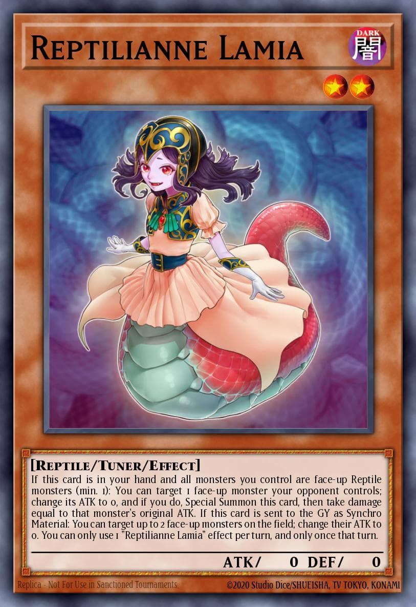 Reptilianne Lamia Rising Rampage Special Edition card