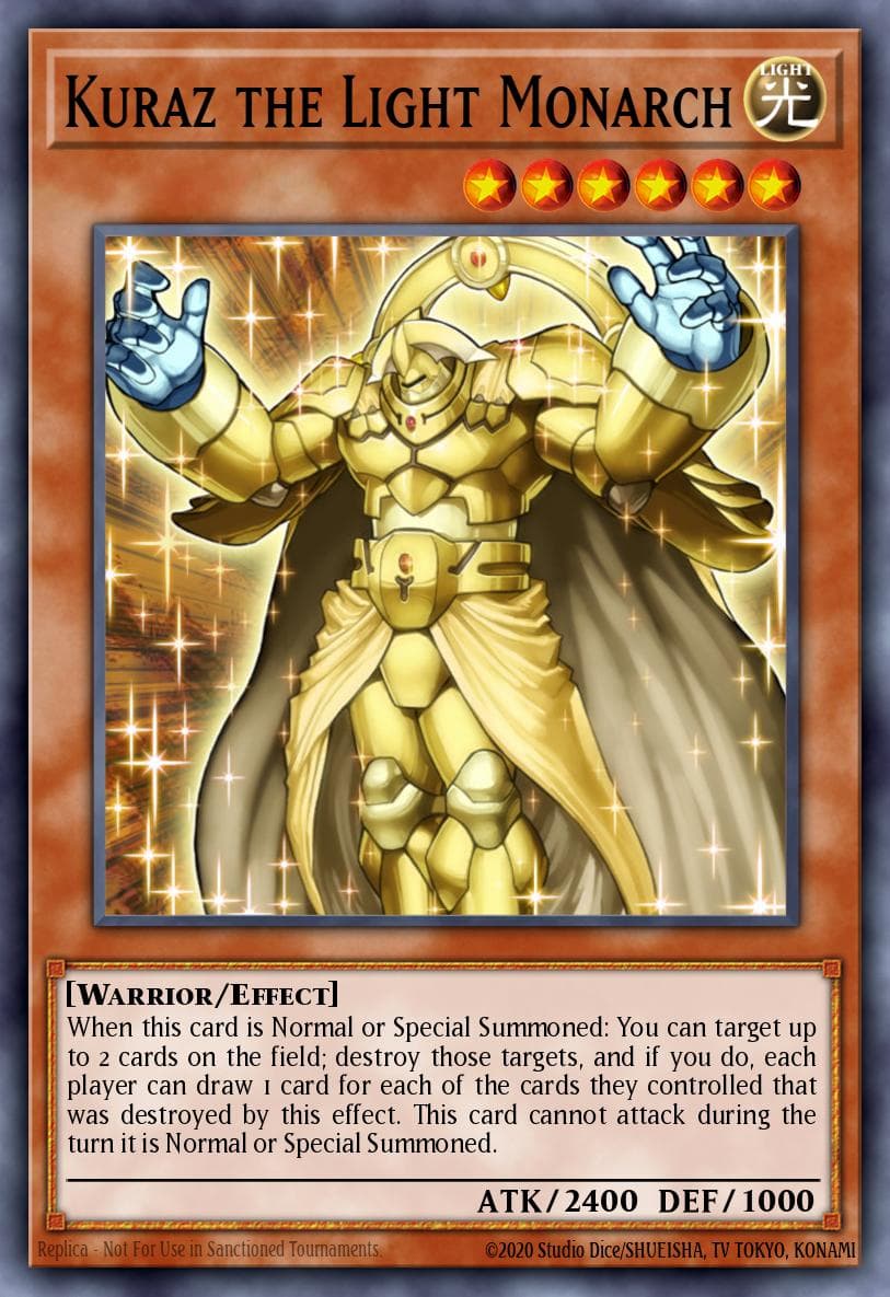 Kuraz the Light Monarch OTS Tournament Pack 2 card