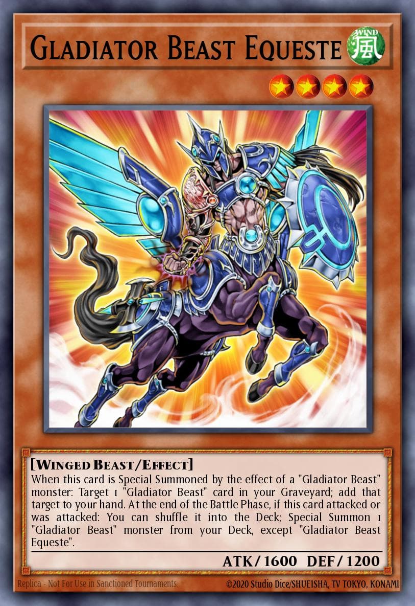 Gladiator Beast Equeste Legendary Collection 2: The Duel Academy Years Mega Pack card