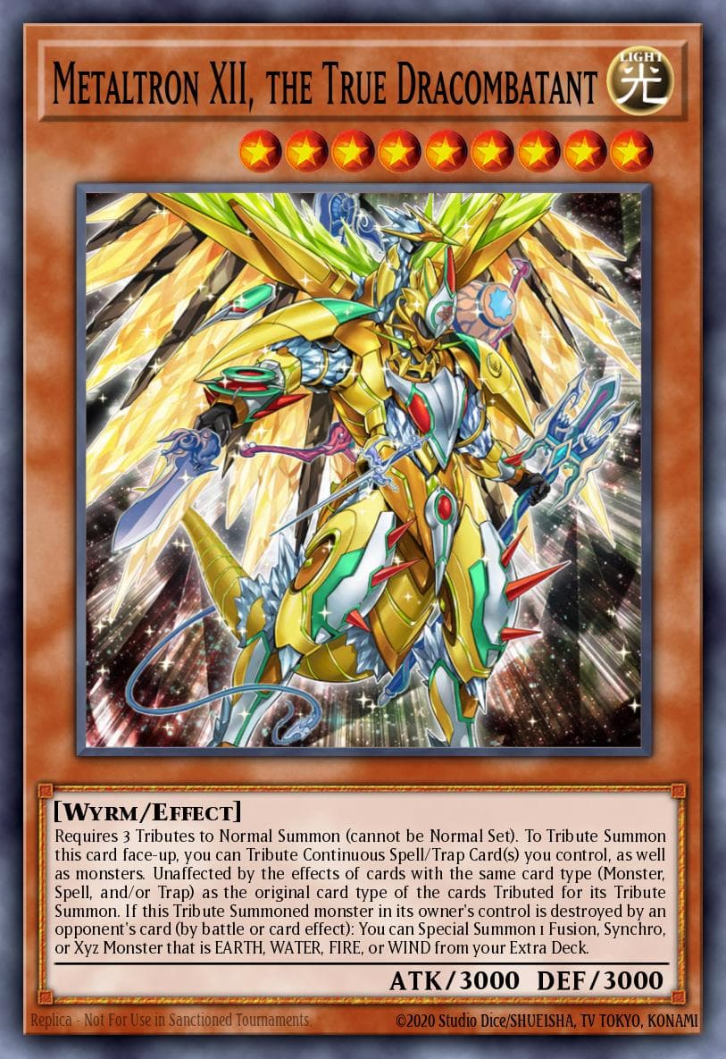 Metaltron XII, the True Dracombatant Maximum Crisis: Special Edition card