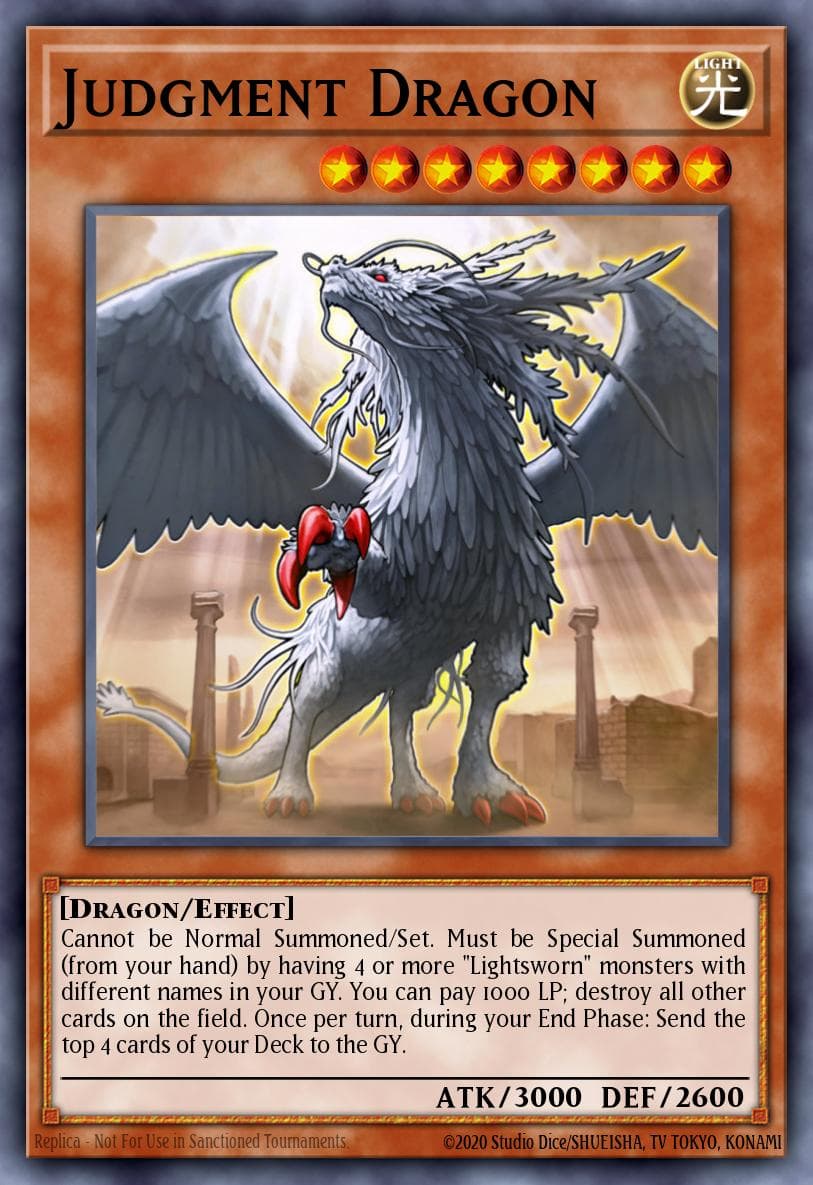 Judgment Dragon Realm of Light Structure Deck card