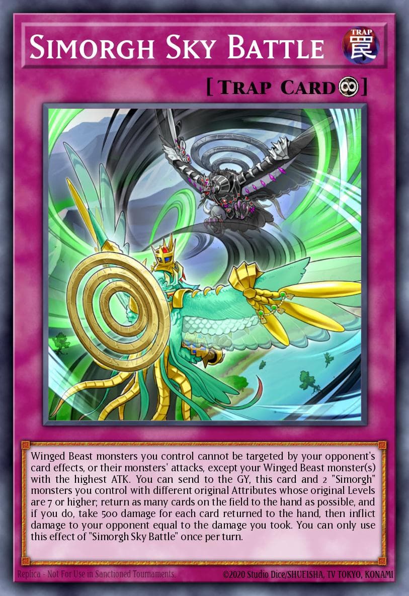Simorgh Sky Battle Rising Rampage Special Edition card